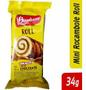 Imagem de Roll Bauducco Kit Com 6 Displays 15 Bolinhos Cada Display