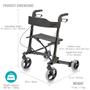 Imagem de Rollator HealthSmart com Assento e Encosto