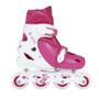 Imagem de Roller Infantil Cor Rosa Regulavel do 34 Ao 37  Mor 