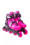 Imagem de Roller inline radical rosa tam. G (37-40) - Bel Sports