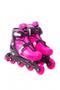 Imagem de Roller inline radical rosa tam. M (33-36) - Bel Sports