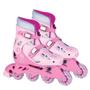 Imagem de Roller patins ajust.rosa/lilas comp r.ad-01r