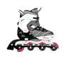 Imagem de Roller Patins Profissional Adulto Regulavel 34 Ao 37 Cinza  Mor 