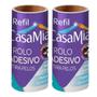 Imagem de Rolo Adesivo Refil 2 UN Remove Fácil Pelos Fios E Pó Casamia