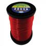 Imagem de Rolo de Fio Nylon para Rocadeiras com 690 M Redondo Bitola 1,80 Mm Vermelho  Spinner 