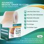 Imagem de Rolo de Fita de Silicone para Cicatrizes - 1,6cm x 1,5m - Grau Médico
