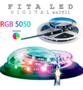 Imagem de Rolo Fita De Led AJK 36w 5 Metros RGB Endereçável Com Tensão 12V Com 150 LED's Resistente A Água