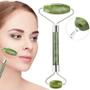 Imagem de Rolo Massageador Facial Pedra Natural De Jade Anti Rugas