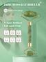 Imagem de Rolo Massageador Pedra De Jade Original Rolinho Facial Relaxante Facial Anti Rugas Anti Estesse