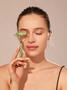 Imagem de Rolo Massageador Pedra De Jade Original Rolinho Facial Relaxante Facial Anti Rugas Anti Estesse