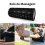 Imagem de Rolo massagem liberação miofascial 5x1 foam roller com bastão massagem e bola lacrosse e mini band com bolsa pra carregar