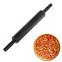 Imagem de Rolo Para Abrir Pizza Massas Profissional 35cm Preto
