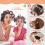 Imagem de Rolos de Cabelo Heatless Cludoo - 24 Unidades com 12 Clips e 4 Tamanhos