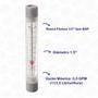 Imagem de Rotâmetro Linha Flow Meter 0.05 a 0.5 GPM Medidor Fluxo Água