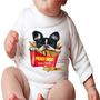 Imagem de Roupa Body Bebê Manga Curta Estampado Batata Frita