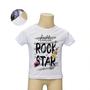 Imagem de Roupa Body Bebê Manga Curta Estampado Estampa Rock