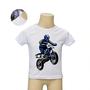 Imagem de Roupa Body Bebê Manga Curta Estampado Moto Esportiva