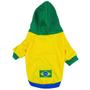 Imagem de Roupa Cachorro Seleção Brasileira Modernpet Amarelo -Tam. P