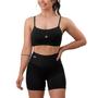 Imagem de Roupa de academia moda fitness top + bermuda forrada zero transparencia- urbativa fitness