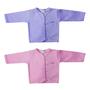 Imagem de Roupa De Bebê Kit 04 Peças Casaco Lisos E Estampados Algodão