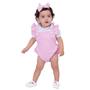 Imagem de Roupa de Bebê Menina Body Infantil 100% Algodão