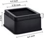 Imagem de Roupa de cama Bed Risers Utopia, pacote de 5 cm com 4 para sofá, cama e mesa