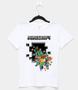 Imagem de Roupa De Criança Camiseta Minecraft Infantil Kit Com 2 Peças