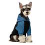 Imagem de Roupa de inverno listrada Fitwarm com capuz para cães pequenos