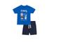 Imagem de Roupa de menino Kit 3 Conjuntos Verão bermuda e camiseta