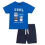 Imagem de Roupa de menino Kit 3 Conjuntos Verão bermuda e camiseta
