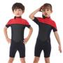 Imagem de Roupa De Mergulho Térmica Infantil De Neoprene Shorty Surf Roupa De Mergulho Para Jovens Conjunto De