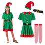 Imagem de Roupa de Natal NEDROMYM para meninos e meninas Elf Cosplay