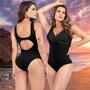 Imagem de Roupa De Praia Feminina Maiô Body Modelo 2024 Malha Canelada