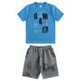 Imagem de Roupa Infantil Juvenil Kit 3 Conjunto Verão De Calor Menino Masculino