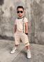 Imagem de Roupa Menino Infantil Camisa Bermuda Conjunto Masculino