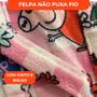 Imagem de Roupão Aveludado Lepper Estampado Personagens Infantil Peppa Pig M