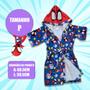 Imagem de Roupão de Banho Infantil Menino Menina Spidey Piscina Praia Felpa Aveludado Atoalhado Estampado
