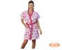 Imagem de Roupão feminino adulto aveludado manga curta estampado-lepper-premium