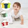 Imagem de Roupas para bebe kit bodies com  03 peças com  fechamento  botão de pressão body
