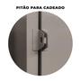 Imagem de Roupeiro de aço com 9 portas medias com pitao para cadeado