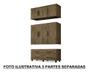 Imagem de Roupeiro Triplex Elegance  7 portas 4 gavetas espelho Canela