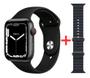 Imagem de S28 Pro Preto SmartWatch Com Bluetooth Para Chamadas Envio Já Duas Pulseiras