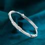 Imagem de S999 Sterling Silver Sanhua Ethnic Style Silver Bracelet,