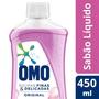 Imagem de Sabão Liquido Omo Original Roupas Finas e Delicadas 450ml conj com 4  unidades