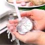 Imagem de Sabonete Antiodor Em Aço Inox 6,5x4,5x2cm Elimina Odores Sem Produtos Químicos, Retira cheiros das Mãos