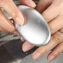 Imagem de Sabonete Antiodor Em Aço Inox 6,5x4,5x2cm Elimina Odores Sem Produtos Químicos, Retira cheiros das Mãos