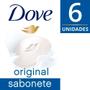 Imagem de Sabonete Em Barra Dove Original Branco 90g - 6 Unidades