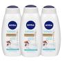 Imagem de Sabonete Líquido Nivea Leite de Coco e Amêndoa - 600ml (3 Unidades)