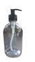 Imagem de Saboneteira 500 Ml Cristal Com Válvula Preta Kit 10 Unidades