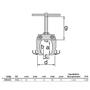 Imagem de Saca Polia 3 Garras Gedore 8563-3 Mini Extrator